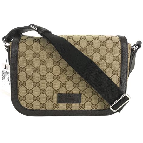 gucci guccissima medium messenger bag black|guccissima Messenger bag.